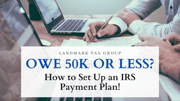 How to setup an IRS Payment Plan